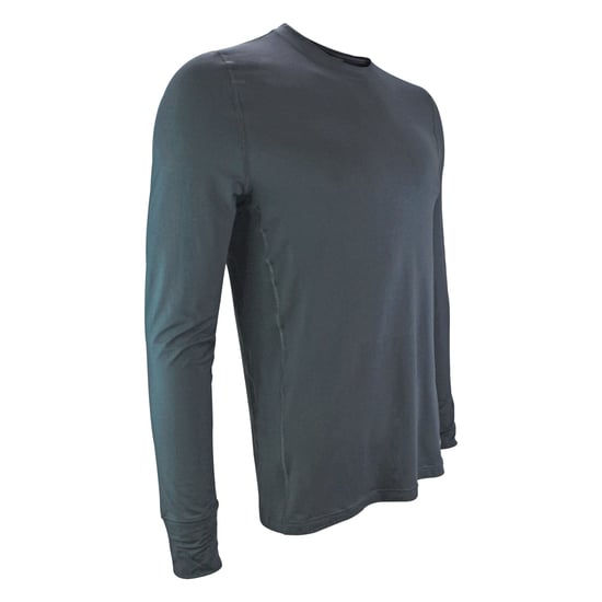 Mens Thermal Long Sleeve T Shirt | Heat Holders | Winter Base Layer Top - Grey - Image 2