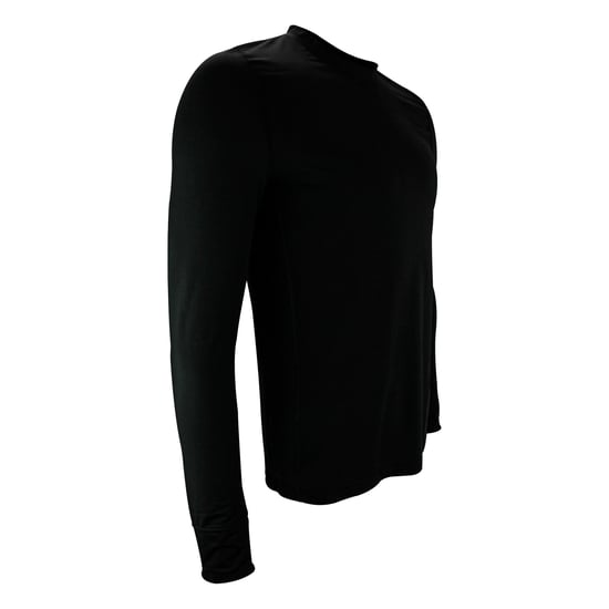 Mens Thermal Long Sleeve T Shirt | Heat Holders | Winter Base Layer Top - Black - Image 2