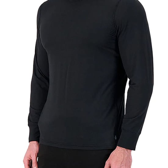 Mens Thermal Long Sleeve T Shirt | Heat Holders | Winter Base Layer Top - Black - Image 3