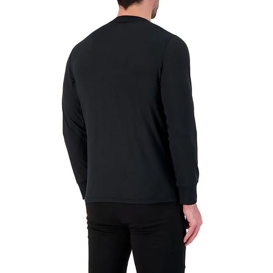 Mens Thermal Long Sleeve T Shirt | Heat Holders | Winter Base Layer Top - Black - Image 4