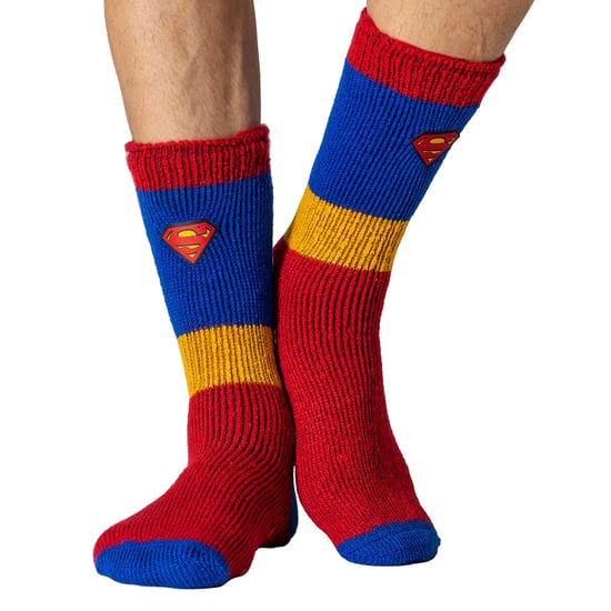 Heat Holders - Termiska toffelstrumpor med film- och TV-tema för herrar - Superman - Image 4