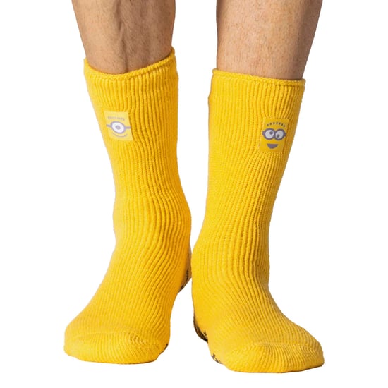 Heat Holders - Termiska toffelstrumpor med film- och TV-tema för herrar - Minions - Image 4