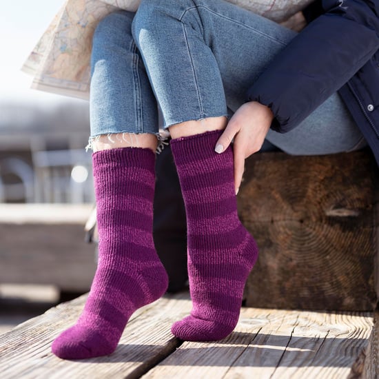 Heat Holders - Ladies Thermal Socks for Winter | Outdoor & Indoor Socks | Cuddly & Fluffy | Gifts for Women - Dusted Pink (Vienna) - Image 4