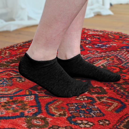 Sock Snob - 12 par Multipack Quarter Trainer-strumpor för herrar - Vit - Image 3
