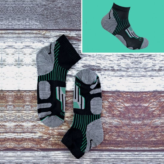 12 par multipack cykelstrumpor för herrar | Sock Snob | svarta strumpor med låg skärning | idealiska för löpning, gym och sport - Svart - Image 4