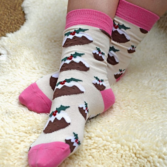Julstrumpor för damer | Sock Snob | Julstrumpor med färgglad design för damer | Present till henne - 12-pack - Image 3