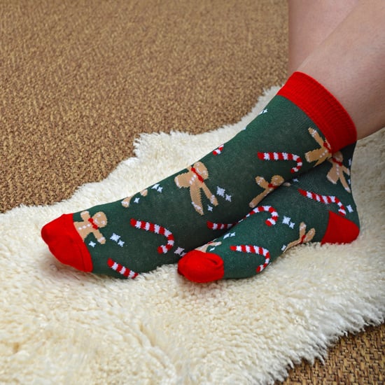 Julstrumpor för damer | Sock Snob | Julstrumpor med färgglad design för damer | Present till henne - 12-pack - Image 4