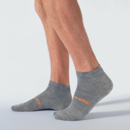 Comodo - Unisex Merino Wool Running Socks | Lightweight Sport Socks - Grey - Image 5