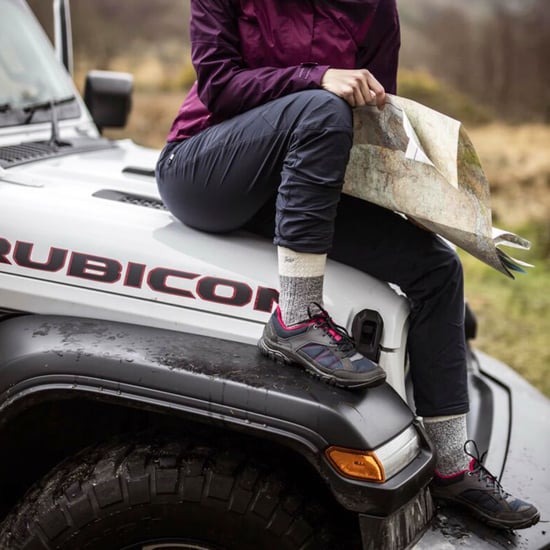 Jeep - Set van 2 superzachte sokken voor wandelschoenen voor dames - Lila / Crème - Image 4