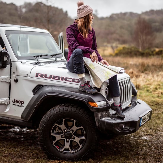 Jeep - Set van 2 superzachte sokken voor wandelschoenen voor dames - Lila / Crème - Image 5
