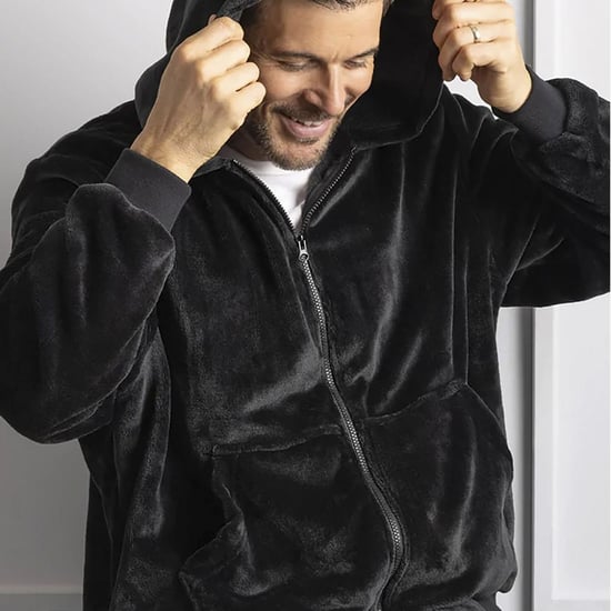 Heat Holders - Mens Soul Warming Soft Fleece Lounge Hoodie - Svart - Image 3