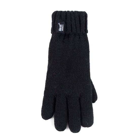 Heat Holders - Children Boys Winter Warm Fleece Lined Insulated Knit Turn Over Cuff Ribbed Hat and Gloves Set - BS2P9710 - Image 4