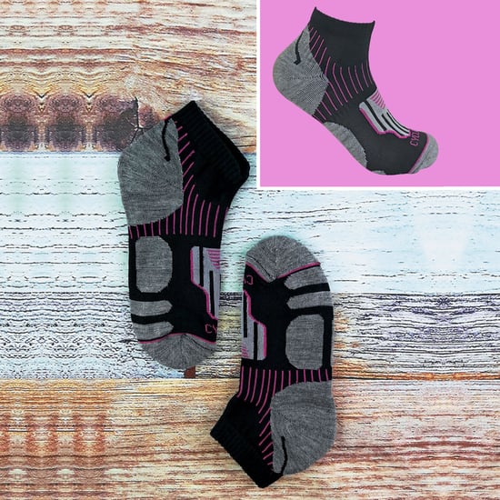 12 par multipack damcykelstrumpor | Sock Snob | svarta strumpor med låg skärning | idealiska för löpning, gym och sport - Svart - Image 3