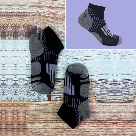 12 par multipack damcykelstrumpor | Sock Snob | svarta strumpor med låg skärning | idealiska för löpning, gym och sport - Svart - Image 4