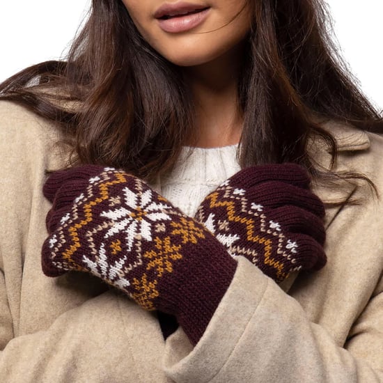 Heat Holders - Ladies Soft Thermal Gloves - Wine - Image 3