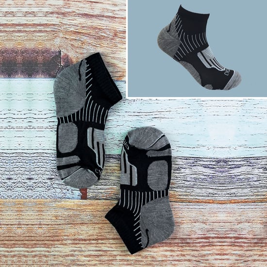 12 par multipack damcykelstrumpor | Sock Snob | svarta strumpor med låg skärning | idealiska för löpning, gym och sport - Svart - Image 5