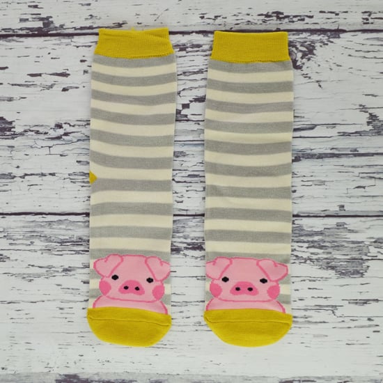 Miss Sparrow - 4 Pack Girls Bamboo Socks | Kids Novelty Animal Pattern Socks in a Gift Box - Assorted - Image 4
