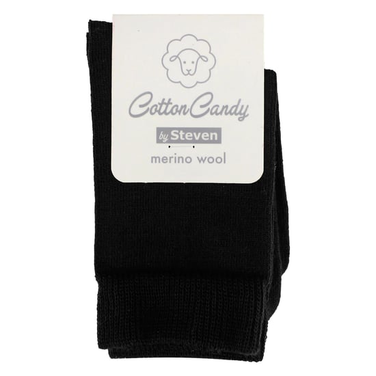 Steven - Kids Warm Merino Wool Thermal Socks - Black - Image 2