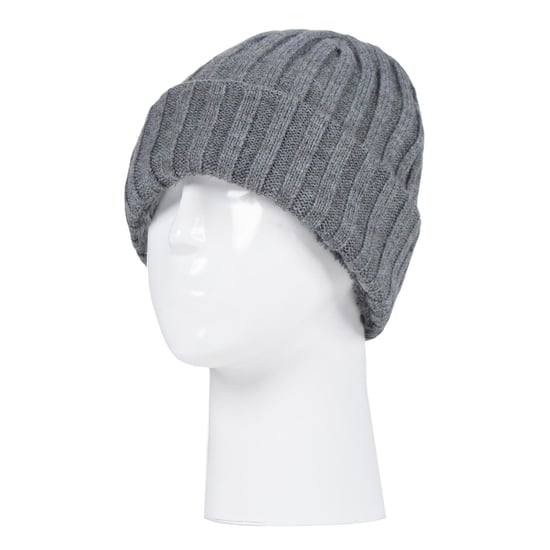 Heat Holders - Boys Every Day Casual Wear Ribbed Turnover Winter Hat for Kids - Pebble Melange - Image 3