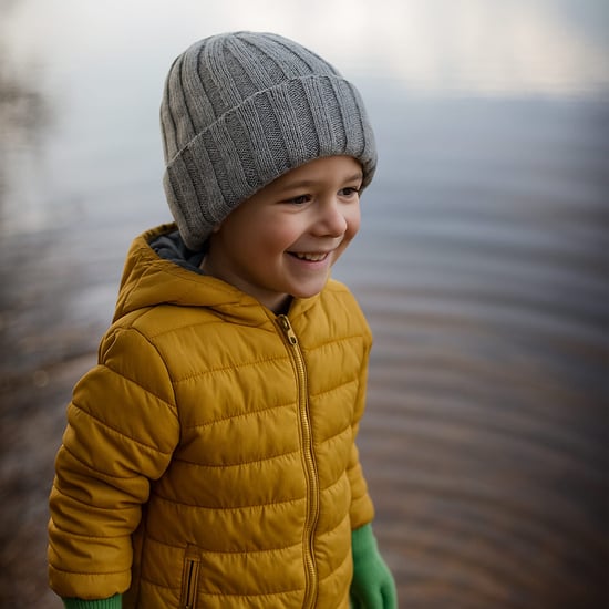 Heat Holders - Boys Every Day Casual Wear Ribbed Turnover Winter Hat for Kids - Pebble Melange - Image 4
