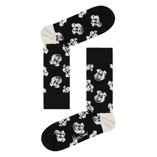 Happy Socks Novelty Colourful Bright Cotton Blend Dog Socks - Black - Image 3
