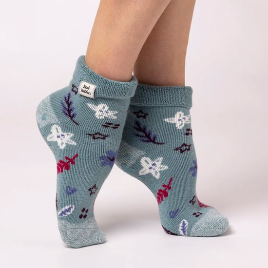 Cozy Turn-Over Cuff Lounge Socks | Warm Winter Socks for Women - Image 3