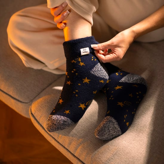 Cozy Turn-Over Cuff Lounge Socks | Warm Winter Socks for Women - Image 4