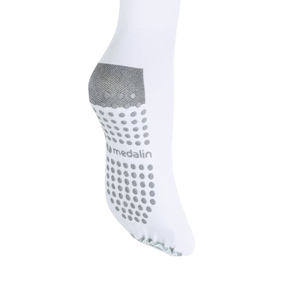Set van 2 anti-slip kousen tot onder de knie - Wit - Image 4