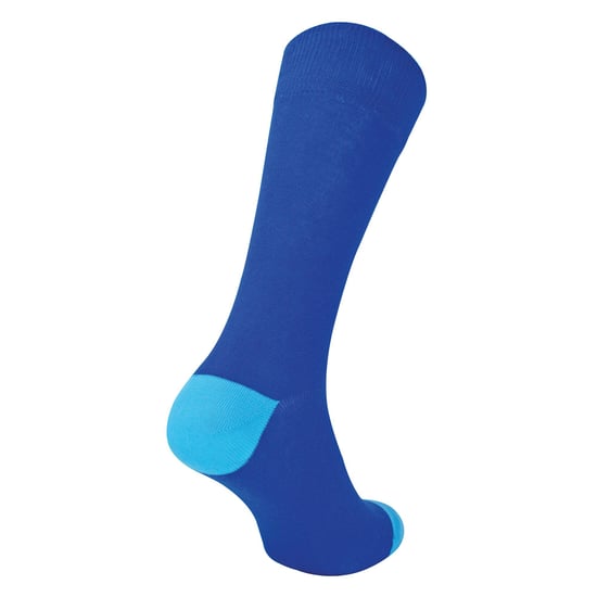 12-pack herrstrumpor i svart bomull | Sock Snob | Ventilerande ankelsockor med vadderad häl och tå - Blå - Image 3