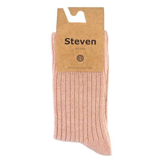 Womens Wool Dress Socks | Steven | Breathable Warm Socks for Ladies -Light Pink - Image 2