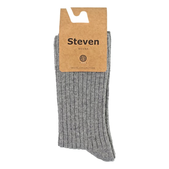 Womens Wool Dress Socks | Steven | Breathable Warm Socks for Ladies -Grey - Image 2