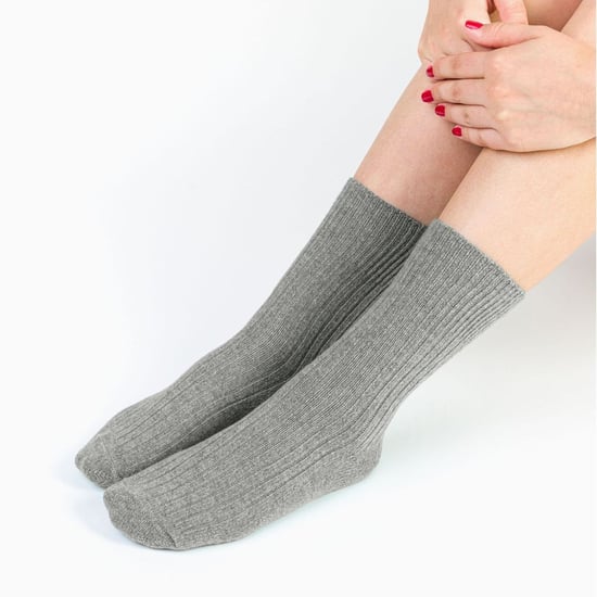 Womens Wool Dress Socks | Steven | Breathable Warm Socks for Ladies -Grey - Image 4