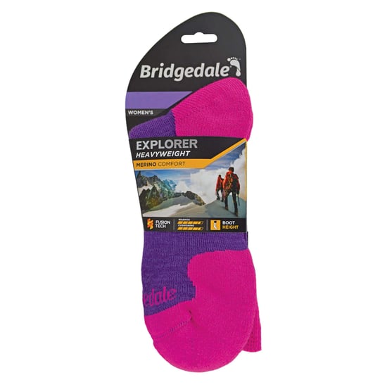 Bridgedale - Ladies Heavyweight Merino Wool Boot - Purple Marl - Image 2