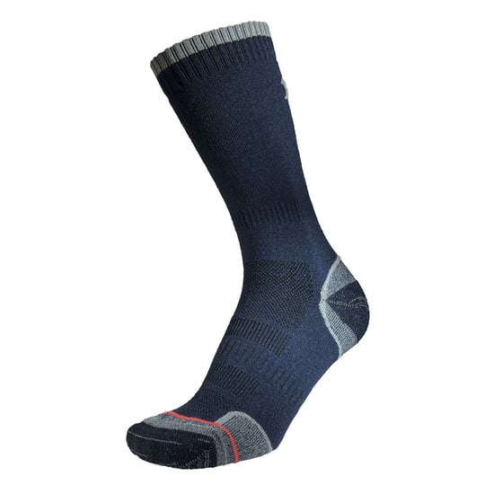 1000 Mile - 2 Pack Mens Walking Single Layer Breathable Padded Socks - Charcoal / Navy - Image 4