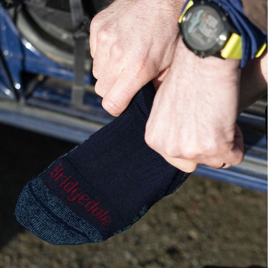 Bridgedale - Mens Heavyweight Merino Wool Socks - Navy - Image 4