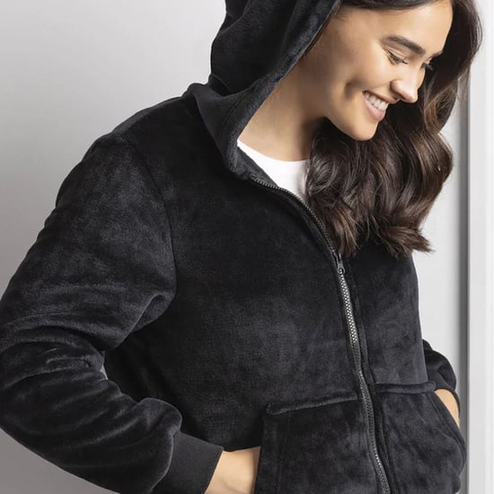 Heat Holders - Ladies Soul Warming Soft Fleece Lounge Hoodie - Black - Image 3