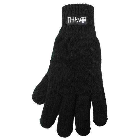 Ladies Full Finger Gloves with Thinsulate Lining - Black - Image 3