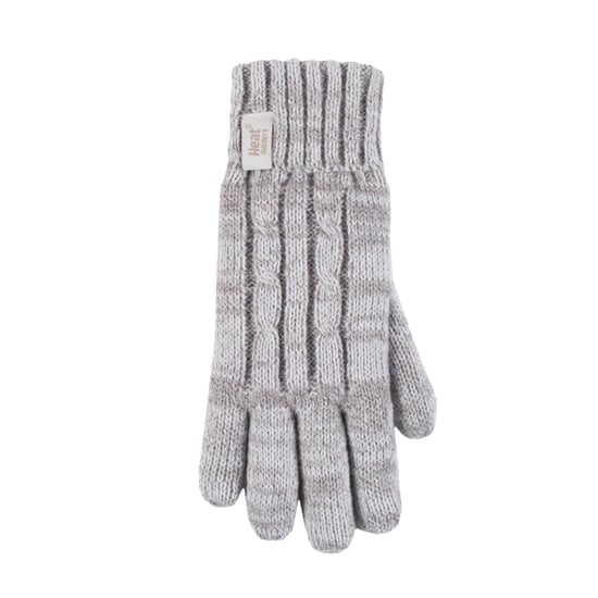 Heat Holders - Girls Cable Knitted Pompom Winter Hat and Gloves Set - Image 5