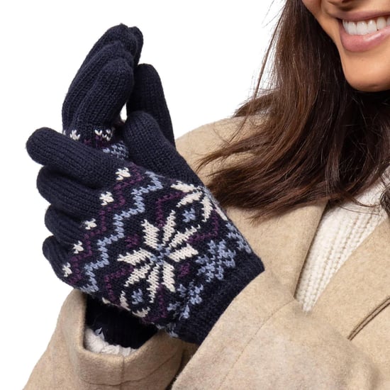 Heat Holders - Ladies Soft Thermal Gloves  - Navy - Image 3