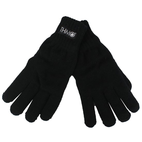 Ladies Full Finger Gloves with Thinsulate Lining - Black - Image 5