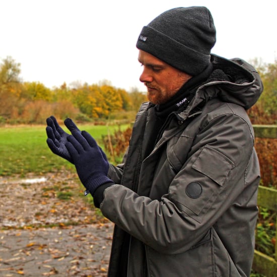 Mens Touchscreen Gloves with Grips - Image 5