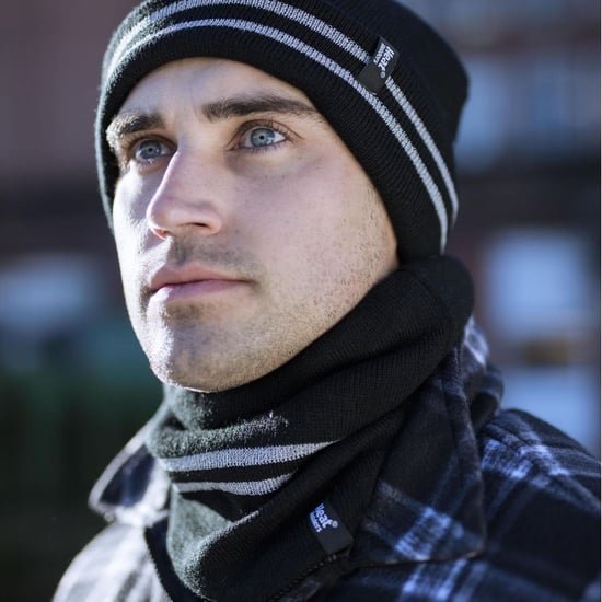 Hi Vis Hat, Neck Warmer & Gloves Set | Heat Holders | Reflective Workwear Set for Extreme Cold Weather - Black - Image 5