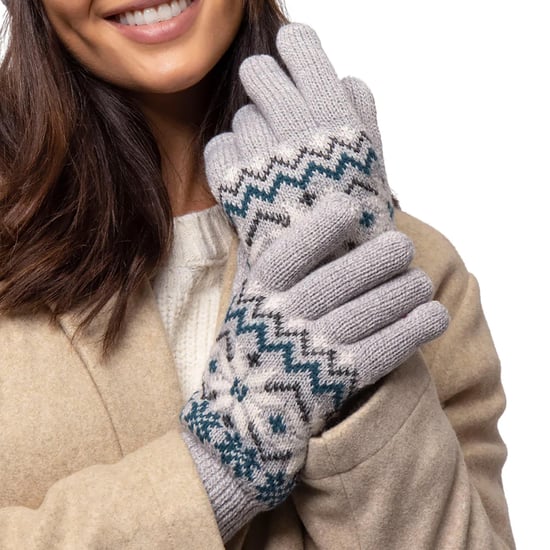 Heat Holders - Ladies Soft Thermal Gloves - Light Grey - Image 3