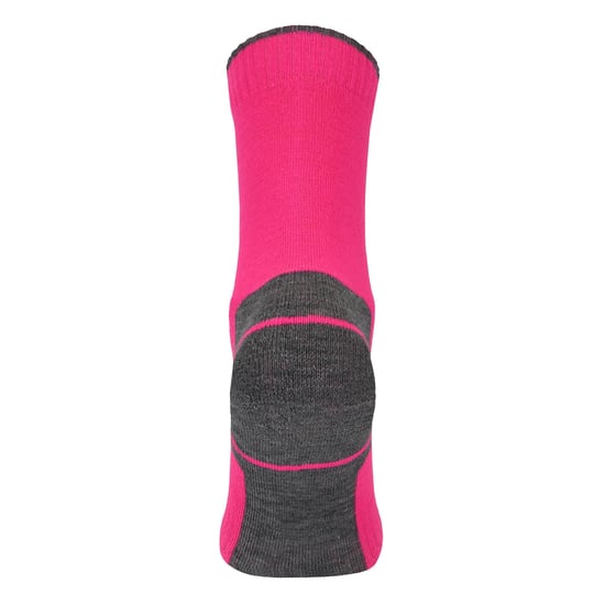 3 Pair Multipack Kids Merino Wool Hiking Socks | Lightweight Anti Blister Socks for Boys & Girls - Pink - Image 5