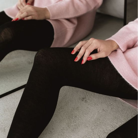 Merino Wool Tights for Women | Steven | Fleece Warm Thermal Tights for Winter - Black - Image 2