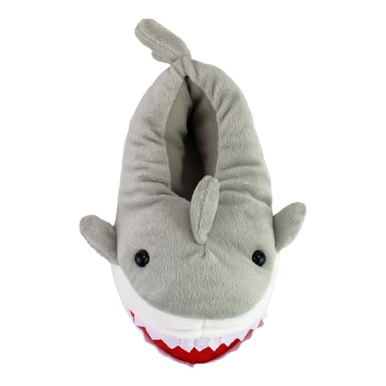 Kids Plush Novelty 3D Shark Slippers | Slipper Snob | Great Gift - Shark - Image 3