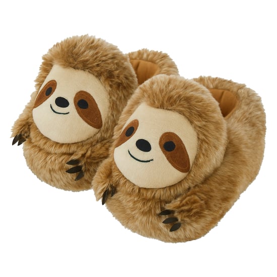 Kids Plush Novelty 3D Sloth Slippers | Slipper Snob | Great Gift - Sloth - Image 4