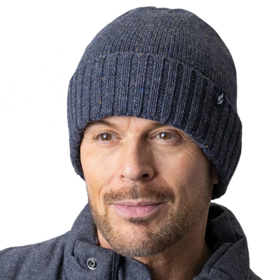 Heren Thermische Dikke Muts | Heat Holders | Heatweaver Fleece Voering - Denim - Image 4