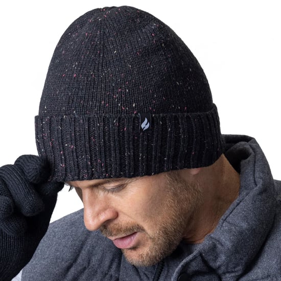 Värmeisolerande mössa för herrar | Värmehållare | Heatweaver Fleecefoder - Svart - Image 4