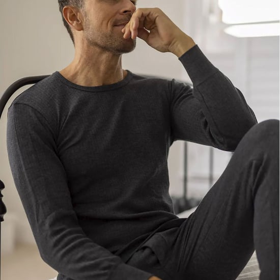 Mens Thermal Underwear Set | Heat Holders | Winter Long Sleeve Top & Long Johns - Charcoal - Image 3
